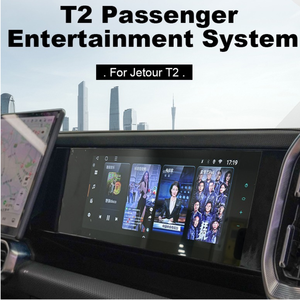 شاشة ترفيه للراكب الأمامي جيتور T2 12.5 بوصة <span class=keywords><strong>LCD</strong></span> تعمل باللمس أندرويد 10.0 كاربلاي 1920x720 ذاكرة 2 جيجابايت + 32 جيجابايت مع واي فاي مدمج - Product Image 3