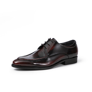 Zapatos de Vestir Casuales de Lujo para Hombre ASTON M.JAZZ 2025, Personalizados, de Cuero con Parches, con Cordones, Punta en Pico, Antideslizantes, Transpirables y Ligeros, para Fiestas - Product Image 2