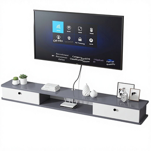 Meuble <span class=keywords><strong>TV</strong></span> mural suspendu, style moderne minimaliste, pour <span class=keywords><strong>petit</strong></span> appartement, salon, meuble <span class=keywords><strong>TV</strong></span> mural, support <span class=keywords><strong>TV</strong></span> mural, <span class=keywords><strong>banc</strong></span> <span class=keywords><strong>TV</strong></span> - Product Image 4