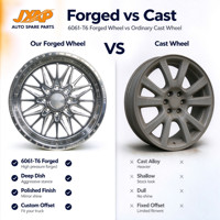 Jantes forgées polies argentées JAXP à rayons profonds en H, 22 et 24 pouces, 8x165.1 pour Ram 1500 2500 Silverado 3500
