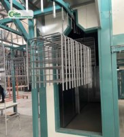 Ligne de revêtement en poudre humide émaillée entièrement automatique