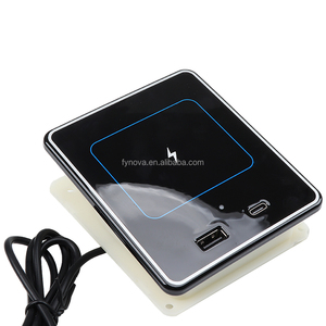 Cargador inalámbrico de escritorio integrado Invisible <span class=keywords><strong>Simple</strong></span> Ojal oculto Power All Phones con 2A UK & US Plug Standard - Product Image 4