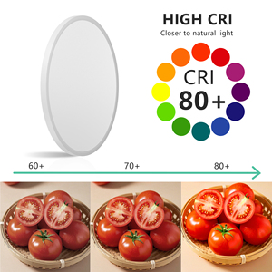 Disponibile negli USA, Spedizione Gratuita, Consegna Rapida, Confezione da 4, Plafoniera LED da 16 Pollici, 5 Temperature di Colore Selezionabili, 32W 3520LM, Sottile e Compatta - Product Image 4