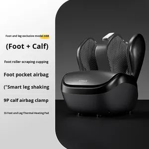 Alat Pijat Otot Betis Lipat, Perangkat Pijat Meridian Telapak Kaki, Mesin Terapi Kaki Otomatis Penuh dengan Musik - Product Image 4