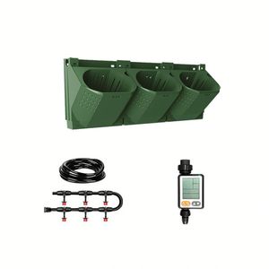 Jardinera Vertical Apilable de Plástico para Pared Exterior, para Hogar y Restaurantes, para Uso Comercial - Product Image 1
