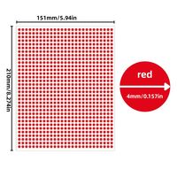 Étiquettes autocollantes codées écologiques de 4 mm, résistantes à l'eau et aux UV, personnalisables, à forte adhérence, pour les clients