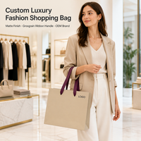 Vente en gros de cosmétiques de luxe, bijoux, vêtements, chaussures, emballages, sacs en carton ivoire, ruban, poignée, logo personnalisé, design recyclé