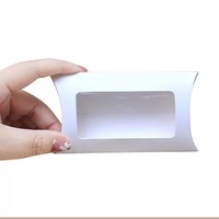 Carpeta de Papel Kraft Plegable Reciclable Personalizada al por Mayor con Ventana para Velas y Marcos de Fotos, Logotipo Personalizado