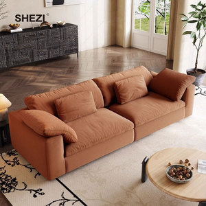Shezi Modern Boxed Modular Cloud No-Frame Custom Fabric Vacuum Compressed for Living Room - Product Image 4