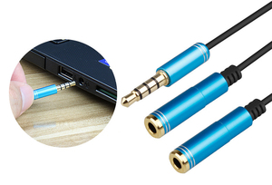 <span class=keywords><strong>Adaptador</strong></span> de Cable divisor para auriculares, 3,5mm, macho <span class=keywords><strong>a</strong></span> hembra <span class=keywords><strong>Doble</strong></span> - Product Image 4