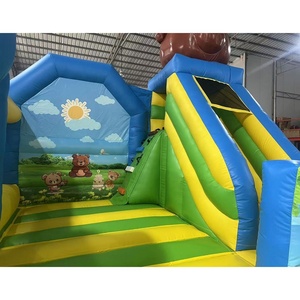 Castillo hinchable comercial para niños que saltan | Juego temático de oso con lona de PVC de 0,55mm - Product Image 3