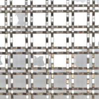 Grille métallique architecturale en acier inoxydable 304 316, finition 2B, pour plafond, cloison et revêtement