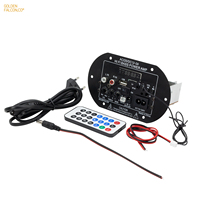 12V/24V 220V TDA2009 araba güç amplifikatörü Subwoofer amplifikatör kurulu araba ses amplifikatörleri BT uzaktan kumanda ile