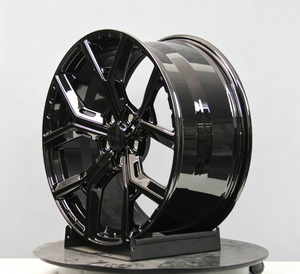 Rines de Aleación Negros Mate de 20 Pulgadas de Alta Calidad LK, 5x120 PCD para Land Rover <span class=keywords><strong>Velar</strong></span> con Anillos Centradores de Eje - Product Image 3