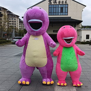 Inflatable <strong>Dinosaur</strong> Mascot Halloween Purple <strong>Barney</strong> <strong>Dinosaur</strong> Plush Cartoon Mascot <strong>Costume</strong> TV Movie <strong>Dinosaur</strong> Cosplay <strong>Costume</strong> - Product Image 2