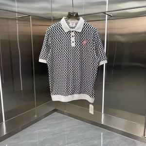 Maglione a Righe con Colletto Polo a Maniche Corte, Casual e Comodo, Versione di Alta Qualità per Uomo - Product Image 6