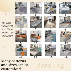 Hiện đại 3D in Polyester thảm kích thước lớn Fluffy rug thiết kế mới cho khách sạn nhà phòng khách khu vực tập thể dục rug Bộ máy làm - Product Image 6