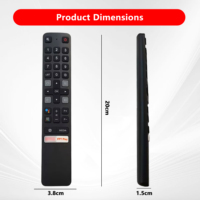 Reemplazo de control remoto de calidad superior para TCL RC901V FMR7 con función de voz FD Factory Direct Dispatch
