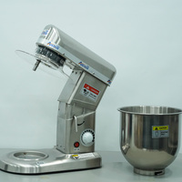Batteur sur socle commercial B7S 7QT 500W, corps en acier inoxydable, mélangeur électrique de cuisine, mélangeur alimentaire avec bol, crochet à pâte, fouet, batteur