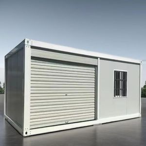 Structure en acier de 20 pieds Stockage extérieur démontable Petite <span class=keywords><strong>maison</strong></span> modulaire préfabriquée <span class=keywords><strong>Maison</strong></span> préfabriquée Conteneur d'expédition <span class=keywords><strong>Garage</strong></span> à <span class=keywords><strong>vendre</strong></span> - Product Image 5