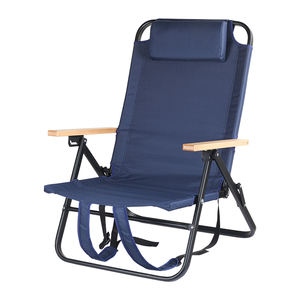 Chaise de camping portable personnalisée pour l'extérieur, avec accoudoirs, pliable et réglable, idéale pour pique-nique et plage - Product Image 1