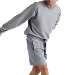 กางเกงขาสั้นผ้าฟลีซผู้ชายสีและโลโก้ปรับแต่งได้ บริการ OEM ขายตรงจากโรงงาน กางเกงขาสั้นผ้าฝ้ายฟลีซผู้ชาย - Product Image 3