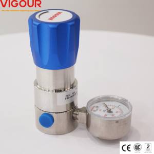 Régulateur de pression à corps <span class=keywords><strong>flexible</strong></span> 4 ports en acier inoxydable 316L pour GPL, propane, argon avec manomètre pour configuration de ligne et panneau pour <span class=keywords><strong>gaz</strong></span> naturel - Product Image 4