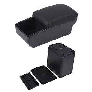 Reposabrazos Vtear ABS con USB y Portavasos |   Accesorio de Almacenamiento Interior para Citroën <span class=keywords><strong>Berlingo</strong></span> 2010-2020 - Product Image 1
