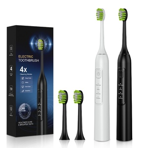 แปรงสีฟันไฟฟ้าความถี่สูงแบบนุ่มนวลสำหรับผู้ใหญ่ กันน้ำระดับ IPX7 สำหรับทำความสะอาดฟันที่บ้าน - Product Image 1