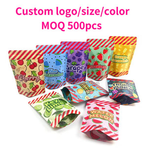Pochette Ziplock résistante imprimée personnalisée 3.5g 7g 14g 28g Emballage <span class=keywords><strong>d</strong></span>'<span class=keywords><strong>herbe</strong></span> comestible à l'épreuve des enfants Mylar Cali 3.5 Sac Exotique - Product Image 4