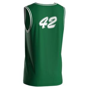 Maillot de basketball sans manches personnalisé avec logo, respirant, séchage rapide, pour tournois, gilet de basketball en mesh - Product Image 2