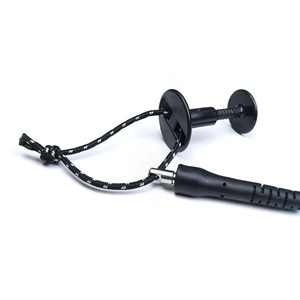 Laisse de bras en corde spirale durable pour <span class=keywords><strong>bodyboard</strong></span>, avec mousqueton en acier inoxydable, pour paddle board et utilisation en mer, sangles et stoppeurs personnalisés pour foil - Product Image 5