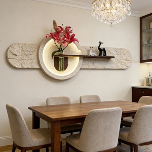 Pintura Moderna con Textura de Arenisca 3D, Decoración para la Entrada del Hogar, Nuevo Paisaje Abstracto, Arte de Pared LED para Sala de Estar, Personalizable - Product Image 5