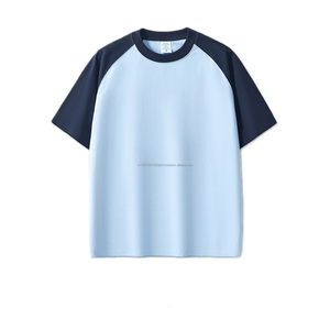 T-shirt d'été unisexe à col rond 180gsm en coton neutre à manches courtes imprimé sur mesure taille XL vierge vente en gros - Product Image 5