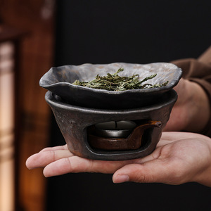Four à brûler l'encens en céramique de style japonais fait main, pour <span class=keywords><strong>plantes</strong></span>, thé, sauge, poudre d'encens, ornement, cèdre, aromathérapie - Product Image 1