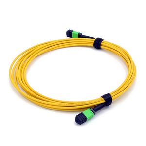 Cable Troncal de Fibra Óptica al por Mayor OM3 OM4 10G 40G 100G, Cable de Conexión de 12 24 Hilos MTP MPO, Cable Jumper para Redes WiFi 4G 3G PoE - Product Image 2
