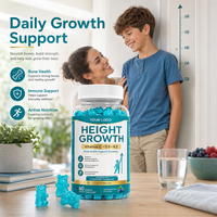 Gummies de calcium et magnésium à marque privée OEM/ODM avec vitamines D3, K2, C, conformes aux normes CGMP, non-OGM, végétaliennes, Ashwagandha, curcuma, pour le soutien osseux et immunitaire