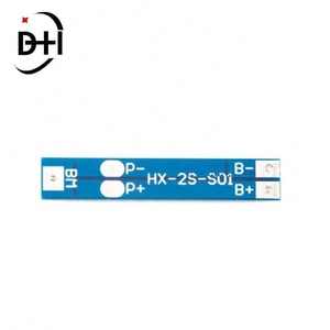 แผงวงจรป้องกันแบตเตอรี่ลิเธียม 2S 7.4V 8.4V 2A 3A สำหรับแบตเตอรี่ Li-ion 2 เซลล์  แบบ Lipo BMS พร้อมวงจร PCB ป้องกันการชาร์จเกิน - Product Image 4