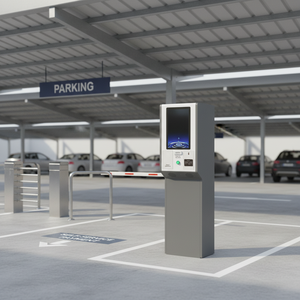 Kiosque de paiement extérieur Estar pour parking et péage avec options de paiement en espèces, carte ou mobile, et <span class=keywords><strong>guichet</strong></span> <span class=keywords><strong>automatique</strong></span> pour parking et péage - Product Image 2