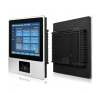 PC industriel à écran tactile avec lecteur de cartes RFID, terminal de poste de travail MES pour la ligne de production, consultation des ordres de production, rapport de production