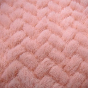 Nuovo arrivo super morbido 600g in poliestere 100 finto pelo di coniglio <span class=keywords><strong>per</strong></span> l'autunno inverno coperta <span class=keywords><strong>scarpe</strong></span> da donna - Product Image 4