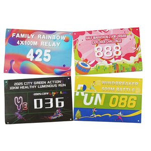 Dorsal para Carrera <span class=keywords><strong>de</strong></span> Montaña, Maratón, Carrera al Aire Libre, Material <span class=keywords><strong>de</strong></span> Papel Tyvek Impermeable y Resistente al Sudor, Logotipo Personalizado - Product Image 5