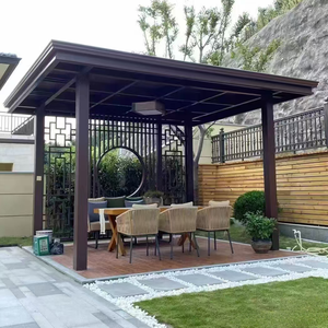 Il Patio in alluminio copre le veranda e le case in vetro da sole in alluminio per esterni su misura - Product Image 3