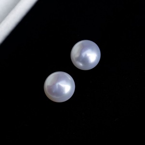 2024 nouveau S925 goujon argent perle d'eau douce boucle d'oreille femmes mode <span class=keywords><strong>moins</strong></span> <span class=keywords><strong>cher</strong></span> rond perle boucle d'oreille bijoux fille en gros - Product Image 5