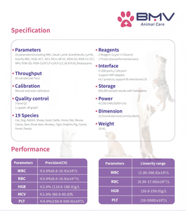 BMV x113 أفضل سعر طبي دقيق للدم بثلاثة أجزاء ، جهاز تحليل أمراض الدم الكيميائي القابل لإعادة الاستخدام - Product Image 6