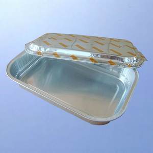 Ventes chaudes Boîte à emporter <span class=keywords><strong>en</strong></span> aluminium jetable personnalisée Plateau de cuisson <span class=keywords><strong>en</strong></span> aluminium Casseroles <span class=keywords><strong>en</strong></span> aluminium - Product Image 4