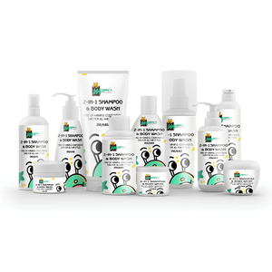 Paraben içermeyen Shea yağı E vitamini organik çocuklar bebek için bebek yüz kremi vücut losyonu seti - Product Image 1