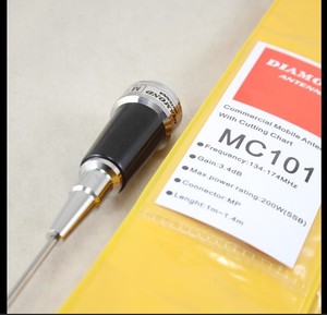 Vente en gros MC101 Diamond, vente chaude <span class=keywords><strong>MC</strong></span> - <span class=keywords><strong>101</strong></span> antenne mobile commerciale avec antenne mobile VHF de voiture 136-174 mhz pour radio amateur - Product Image 4