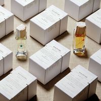 Boîtes en papier kraft en gros pour échantillons de parfum, huiles parfumées, cosmétiques, soins de la peau, bougies parfumées, emballage personnalisé, boîte cadeau en papier