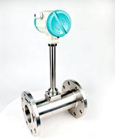 Medidor de Flujo de Área Variable con Conexión de Brida y Pantalla LCD de Acero Inoxidable SS304 para Líquidos, Gases, Agua y Aceite